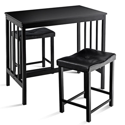 3 Pieces Modern Counter Height Dining Set - Relaxacare