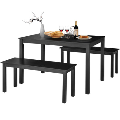 3 Pieces Modern Studio Collection Table Dining Set - Relaxacare