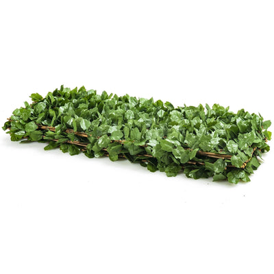 3 Pieces Retractable Artificial Leaf Faux Ivy Privacy Fence Screen Expandable - Relaxacare