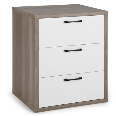 3 Slide-out Drawers Modern Dresser with Wide Storage Space - Relaxacare