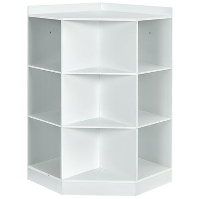 3-Tier Kids Storage Shelf Corner Cabinet with 3 Baskets - Relaxacare