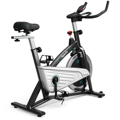 30Lbs Magnetic Fixed Indoor Training Bicycle with Monitor for Gym and House - Relaxacare