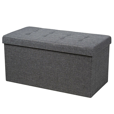 31.5 Inch Storage Ottoman Footrest with Removable Storage Bin - Relaxacare