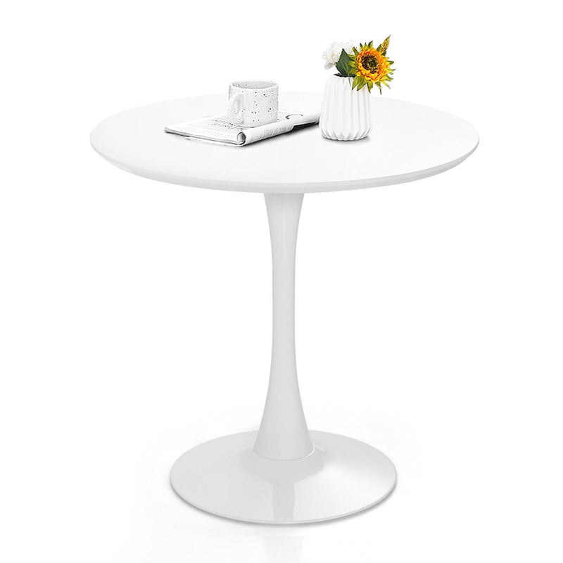32 Inch Modern Tulip Round Dining Table with MDF Top - Relaxacare