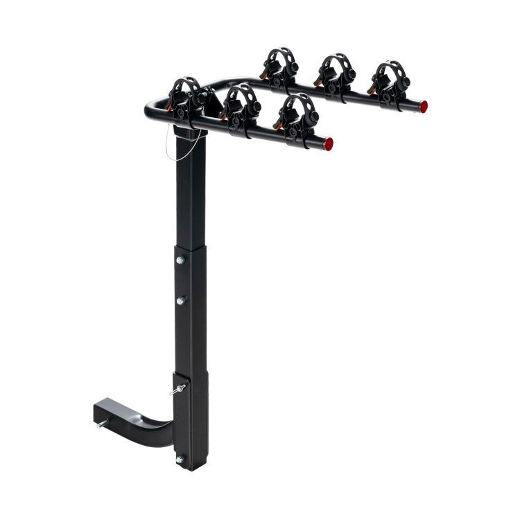 3/4-Bike Hitch Mount Rack with Safety Strap for Car Truck SUV - Relaxacare