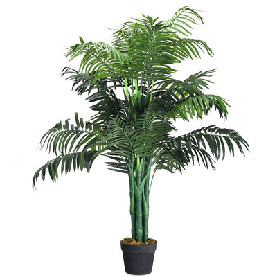 3.5 Feet Artificial Areca Palm Decorative Silk Tree with Basket - Relaxacare
