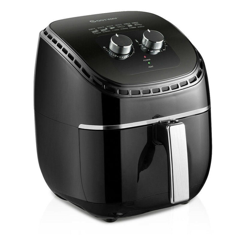 3.5 QT Electric 1300W Hot Air Fryer with Timer& Temperature Control - Relaxacare