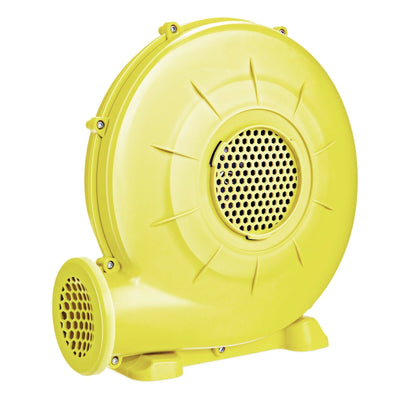 350 Watt 0.5 HP Air Blower Pump Fan for Inflatable Bounce House and Bouncy Castle-Yellow - Relaxacare