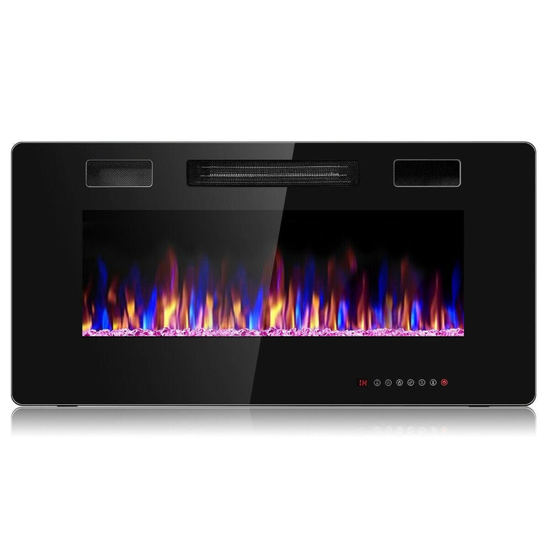36 Inch Ultra Thin Wall Mounted Electric Fireplace - Relaxacare