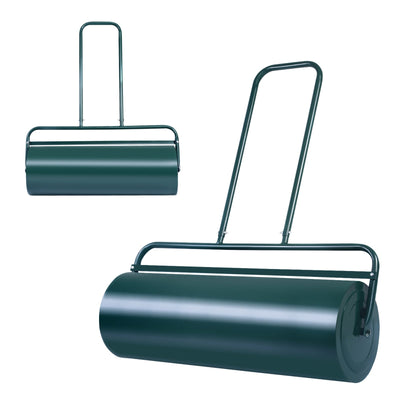 36 x 12 Inches Tow Lawn Roller Water Filled Metal Push Roller - Relaxacare