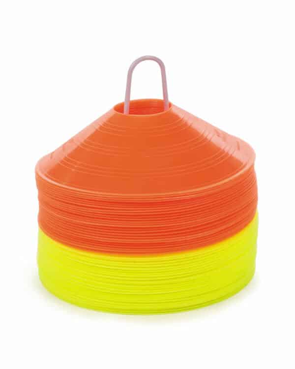 360 Athletics - Saucer Cone – Disc 7.5″ Prepack 50 (Yellow and Orange) - Relaxacare