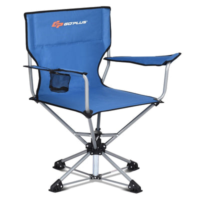 360° Free Rotation Collapsible Portable Swivel Camping Chair - Relaxacare