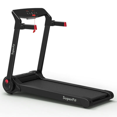 3HP Folding Electric Treadmill Running Machine-Red - Relaxacare