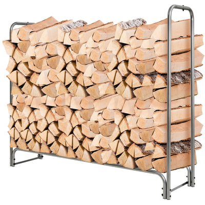 4 Feet/5 Feet/6 Feet/8 Feet Firewood Storage Log Rack-5 Feet - Relaxacare
