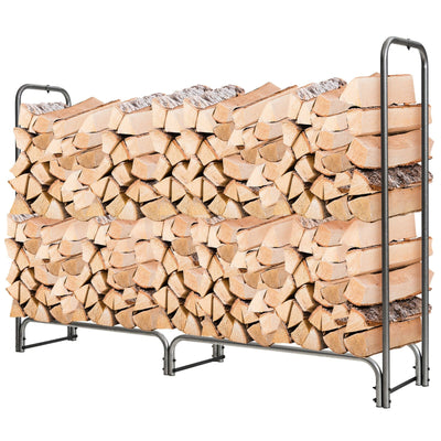 4 Feet/5 Feet/6 Feet/8 Feet Firewood Storage Log Rack-6 Feet - Relaxacare