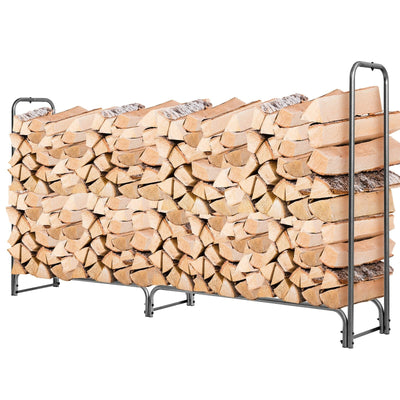 4 Feet/5 Feet/6 Feet/8 Feet Firewood Storage Log Rack-8 Feet - Relaxacare