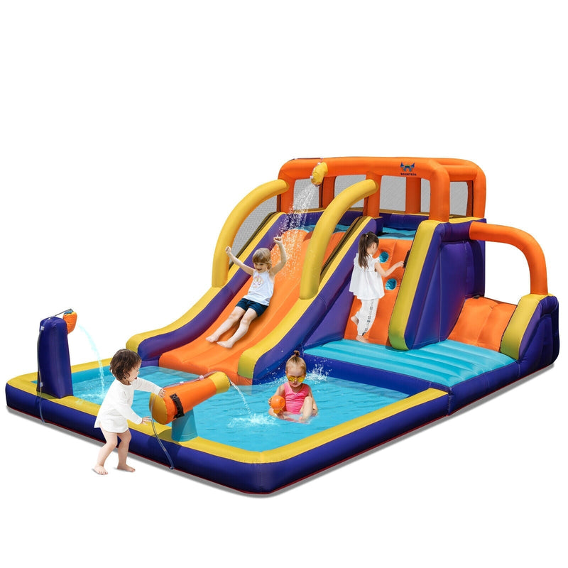 4-in-1 Kids Bounce Castle with Splash Pool without Blower - Relaxacare