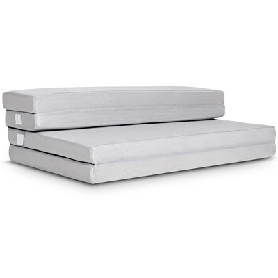 4 Inch Folding Sofa Bed Foam Mattress with Handles - Relaxacare