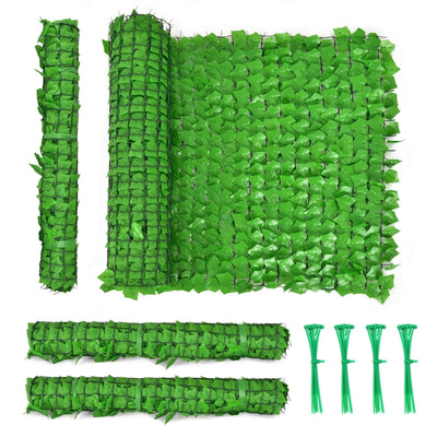 4 Pieces 118 x 39 Inch Artificial Ivy Privacy Fence for Fence and Vine Decor - Relaxacare