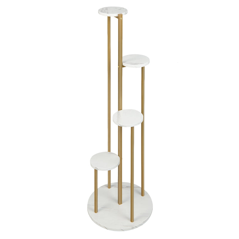 4-Tier 48.5 Inch Metal Plant Stand - Relaxacare