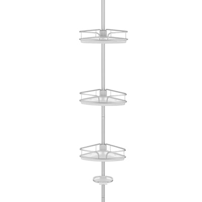 4-Tier Tension Corner Shower Caddy for Bathroom - Relaxacare