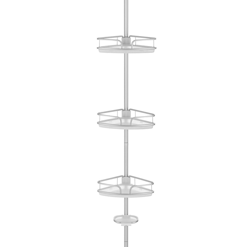 4-Tier Tension Corner Shower Caddy for Bathroom - Relaxacare