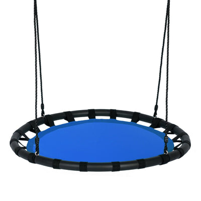40" Flying Saucer Round Swing Kids Play Set-Blue - Relaxacare