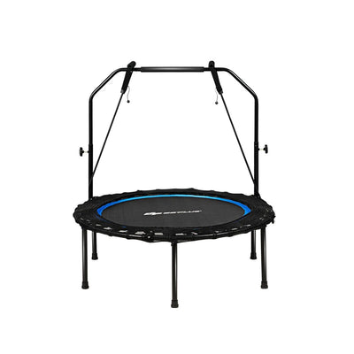 40 Inch Foldable Fitness Rebounder with Resistance Bands Adjustable Home - Relaxacare