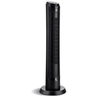 40 Inch Tower Fan with Remote 75˚ Oscillating Fan with 3 Wind Modes and 4 Wind Speeds - Relaxacare