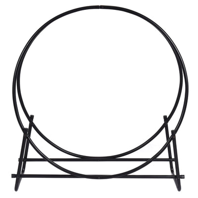 40-inch Tubular Steel Firewood Storage Rack - Relaxacare