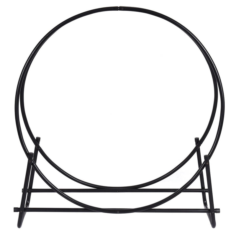 40-inch Tubular Steel Firewood Storage Rack - Relaxacare