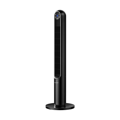 42 Inch 80 Degree Tower Fan with Smart Display Panel and Remote Control-Black - Relaxacare