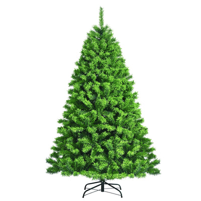 4.5/6.5/7.5 Feet Unlit Artificial Christmas Tree with Metal Stand - Relaxacare
