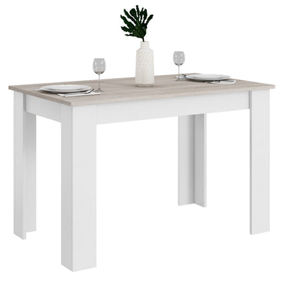 47 Inches Dining Table for Kitchen and Dining Room-Light Gray - Relaxacare