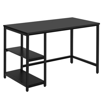 47"/55" Computer Desk Office Study Table Workstation Home with Adjustable Shelf Black - Relaxacare