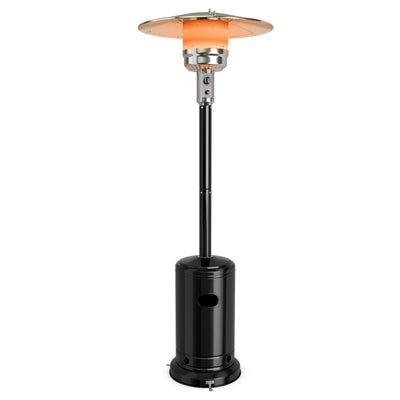 48 000 BTU Stainless Steel Propane Patio Heater with Trip-over Protection - Relaxacare