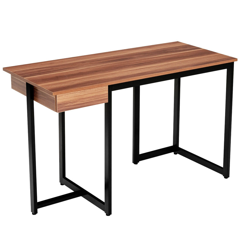 48 Inch Computer Desk with Metal Frame and Adjustable Pads - Relaxacare