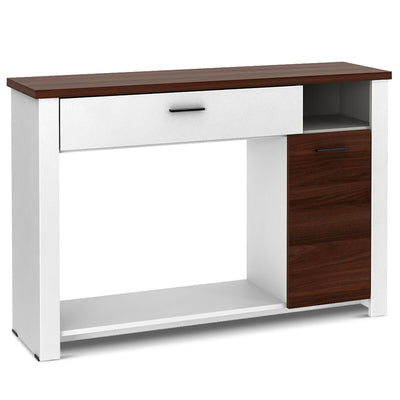 48 Inch Console Table with Drawer and Cabinet - Relaxacare