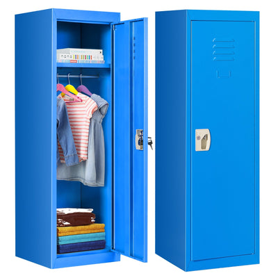 48 Inch Kid Safe Storage Children Single Tier Metal Locker - Relaxacare