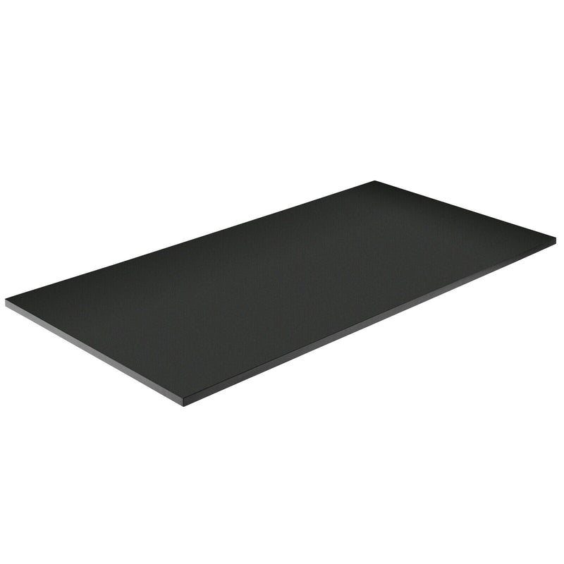 48 Inch Solid Universal Desktop for Standard and Sit to Stand Desk Frame-Black - Relaxacare