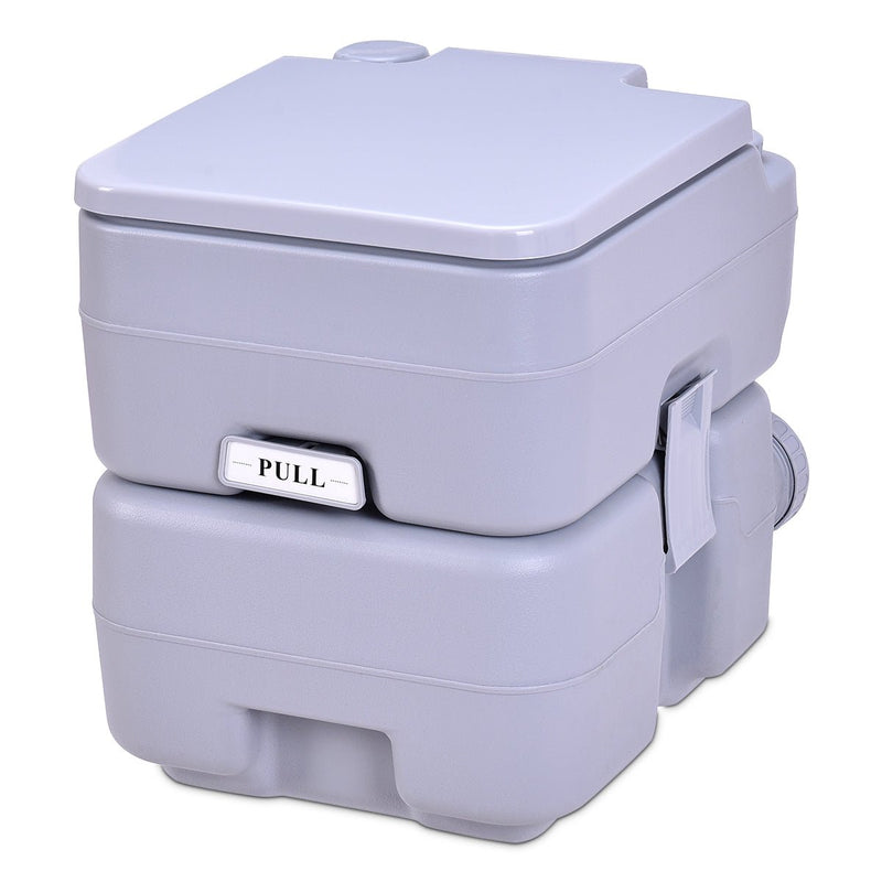 5 Gallon 20 L Outdoor/Indoor Potty Commode Portable Flush Toilet - Relaxacare