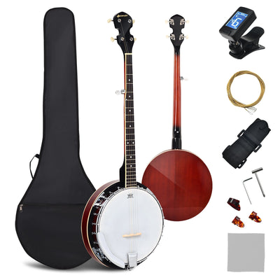 5-String Geared Tunable Banjo with case - Relaxacare
