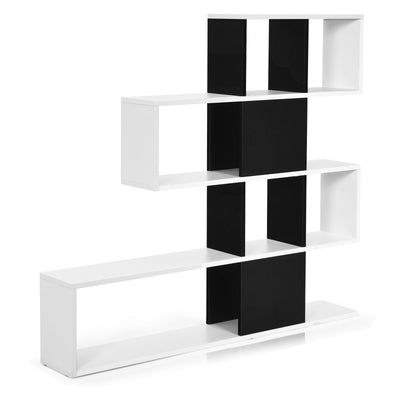 5-Tier Bookshelf Corner Ladder Bookcase with Storage Rack - Relaxacare