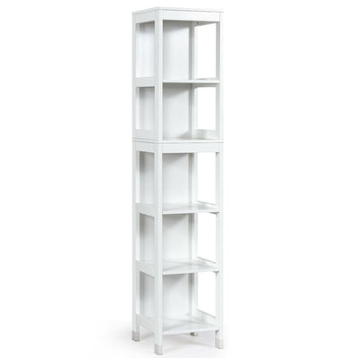 5-Tier Multifunctional Bathroom Floor Cabine Storage with 2 Drawers - Relaxacare