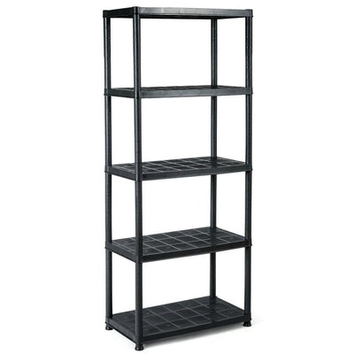 5-Tier Storage Shelving Freestanding Heavy Duty Rack in Small Space or Room Corner - Relaxacare