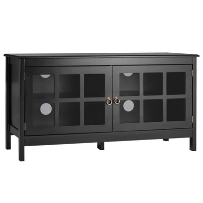 50 Inch Modern Wood Large TV Stand Entertainment Center for TV - Relaxacare