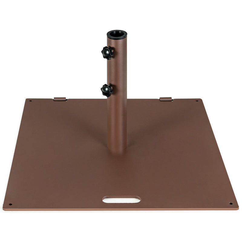 50 LBS Weighted 24 Inch Square Patio Umbrella Base - Relaxacare