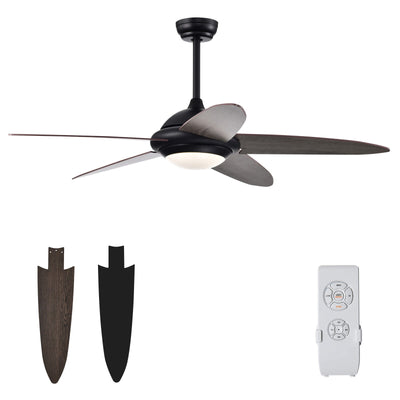 52 Inch Ceiling Fan with Lights and 3 Lighting Colors - Relaxacare
