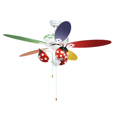 52 Inch Kids Ceiling Fan with Pull Chain Control - Relaxacare