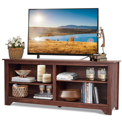 58 Inch Entertainment Media Center Wood Storage TV Stand - Relaxacare